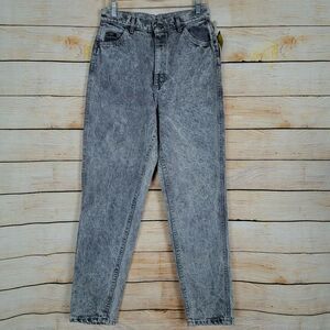 Vintage Lee Jeans Size 13 Glacier Grey Acid Wash Relaxed‎ Fit Mom Jeans 90s New